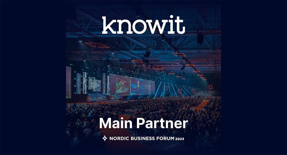 Knowit Nordic Business Forumin pääkumppaniksi