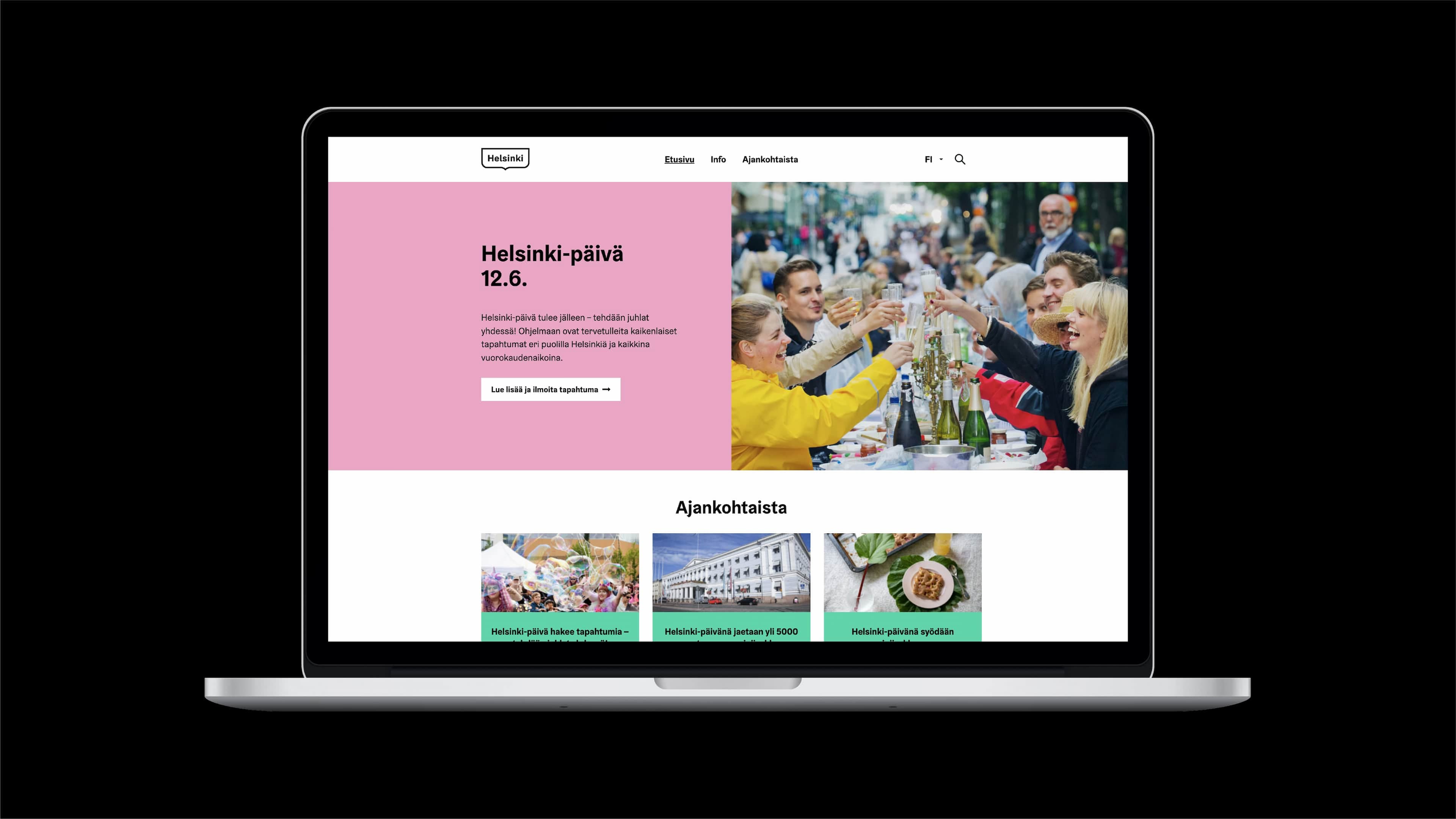 Helsinki päivä työpöytänäkymä