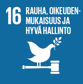 SDG Tavoite 16 - Rauha, oikeudenmukaisuus ja hyvä hallinto